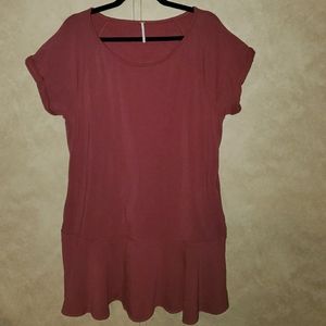Free People Maroon Dress
